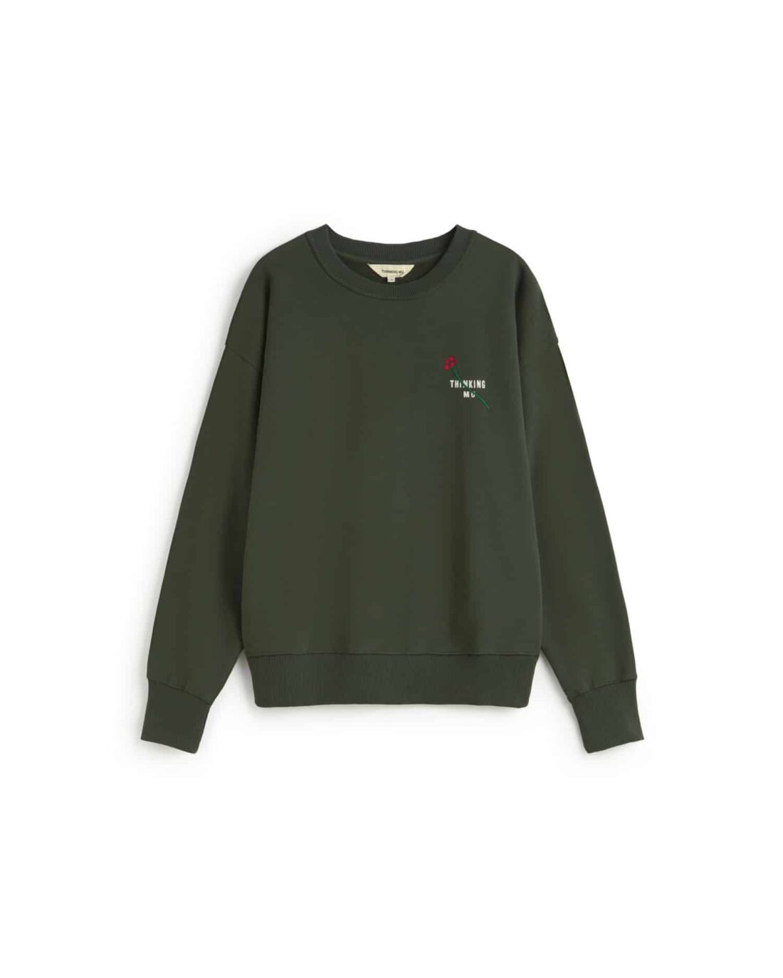 thinking-mu-sweater-flower-jodie-bottle-green