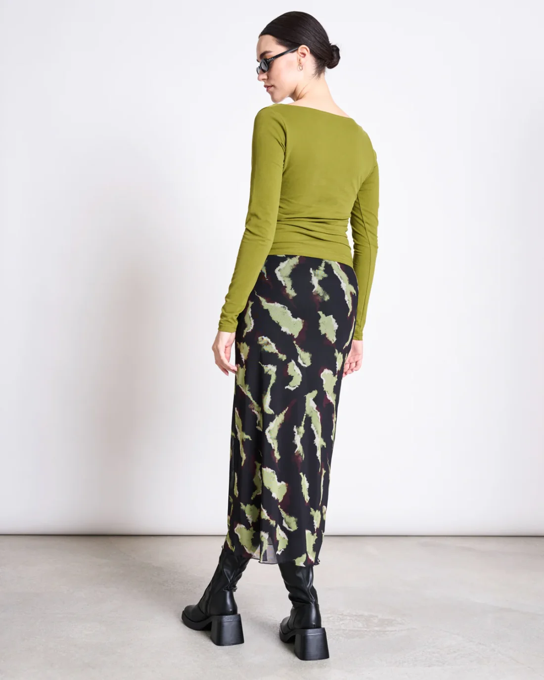Maxi Rok Mesh Smuk Mossfire - Afbeelding 2