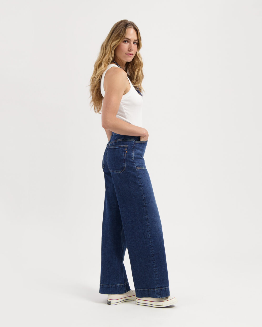 Kuyichi | Farrah Worker Faded Blue - Afbeelding 7
