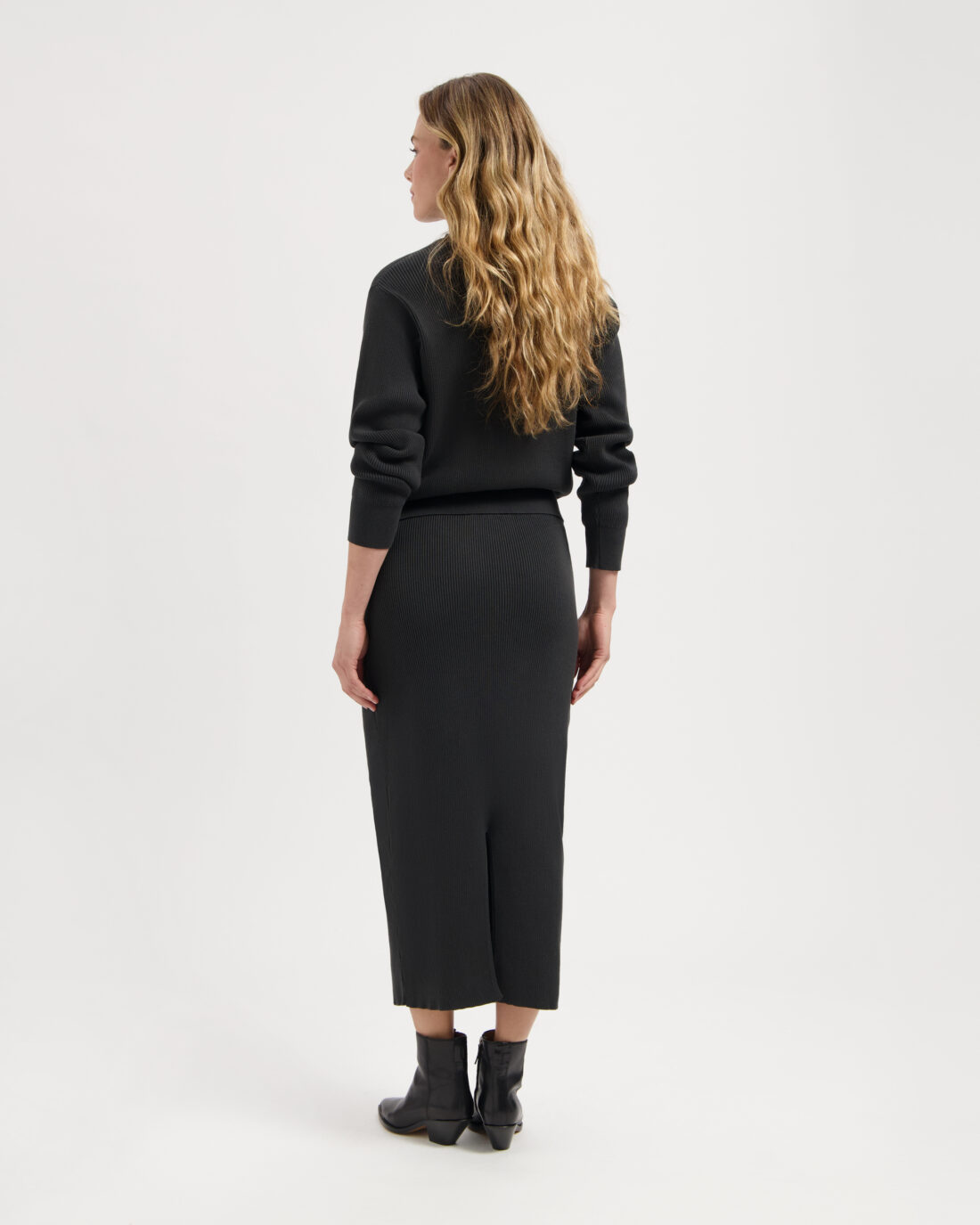 Kuyichi | Trui Katia Knit Woodland Grey - Afbeelding 3