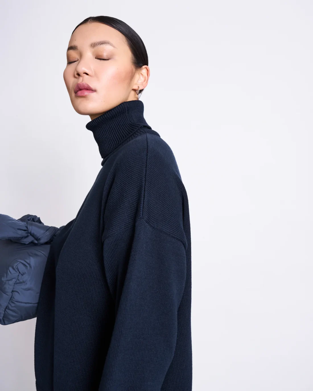 Trui Turtleneck Mua Nightfall GOTS - Afbeelding 2