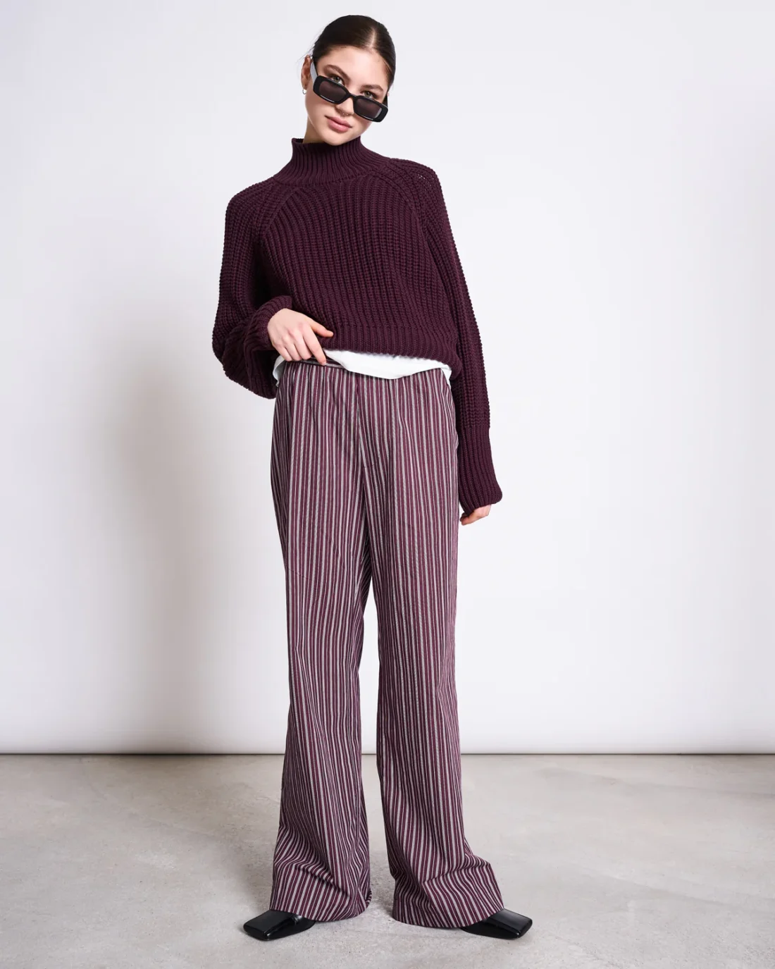 Trui Jumper Ola Cherry Lacquer GOTS - Afbeelding 3