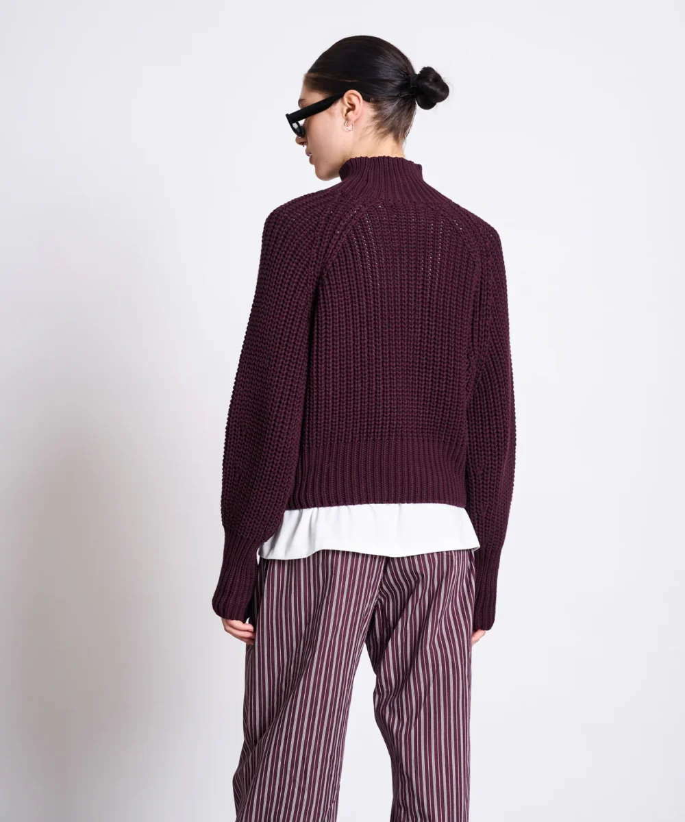 Alternative view of Trui Jumper Ola Cherry Lacquer GOTS