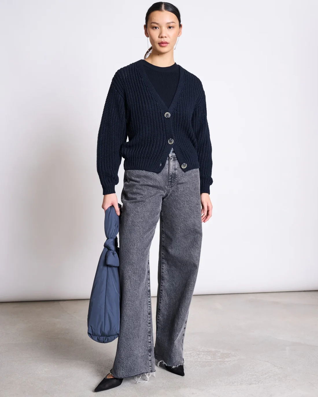 Cardigan Lena Nightfall GOTS - Afbeelding 3