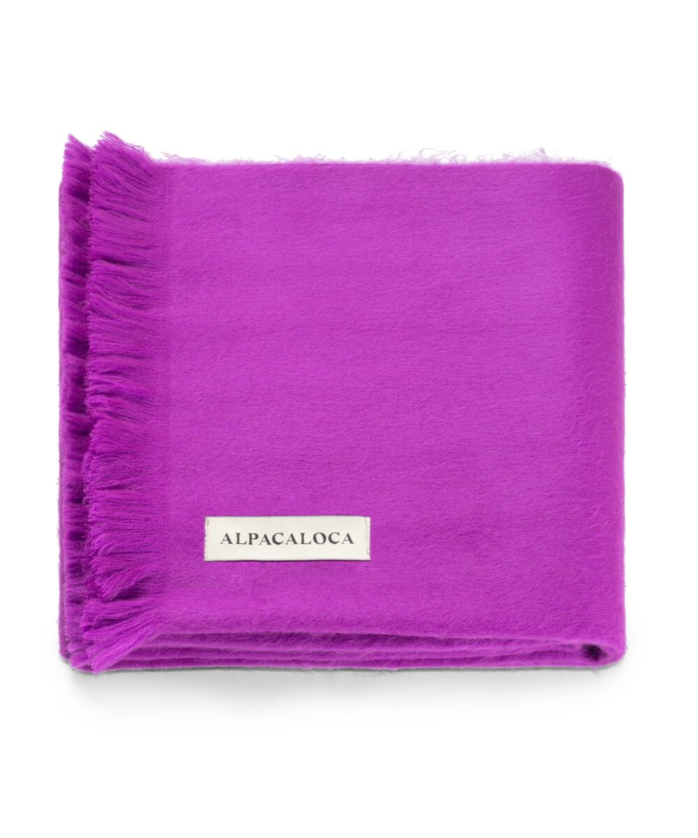 Alternative view of Alpaca Loca Sjaal Plum