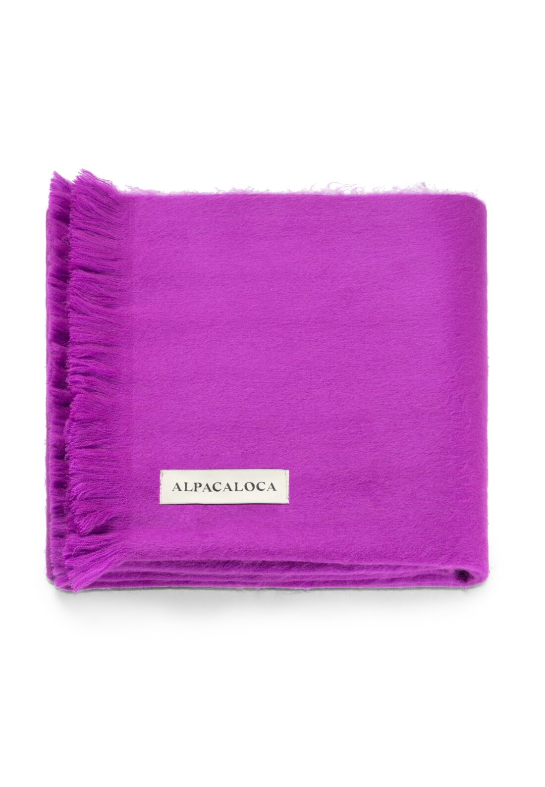 Alpaca Loca Sjaal Plum - Afbeelding 2