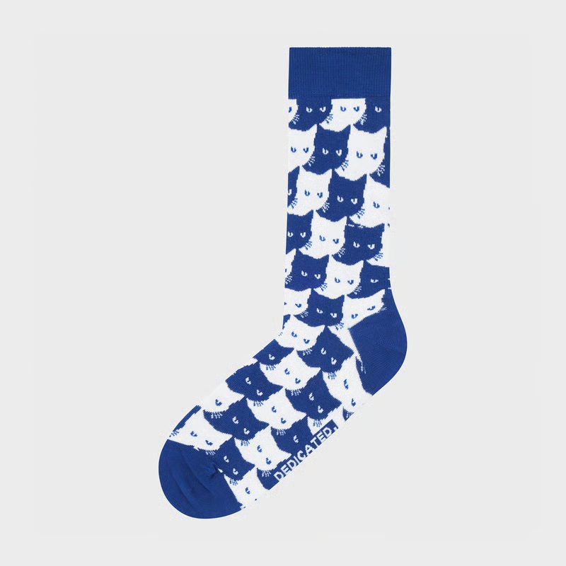 dedicated-brand-sokken-sigtuna-pepita-cats-blue