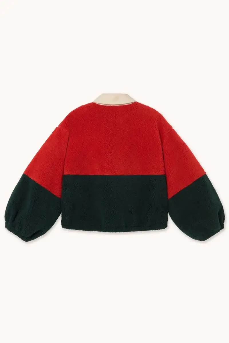 Alternative view of Color Blocked Sherpa Jacket