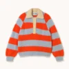 the-tiny-big-sister-frank-striped-polo-orange