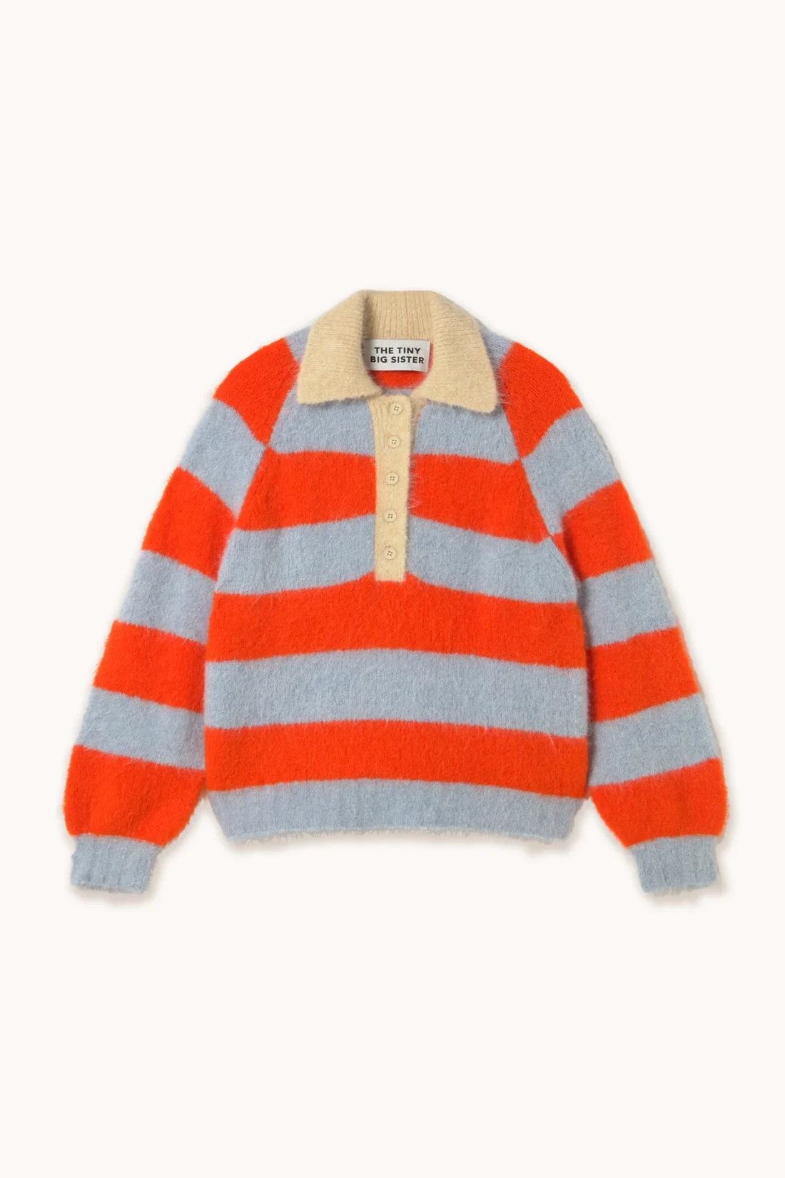 the-tiny-big-sister-frank-striped-polo-orange