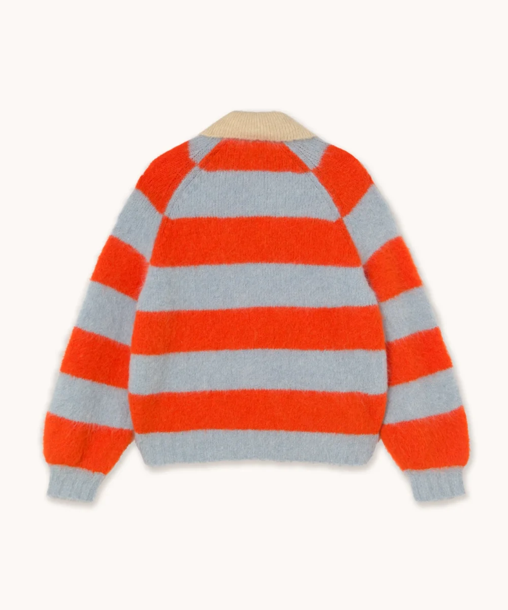 Alternative view of Frank Striped Polo Orange