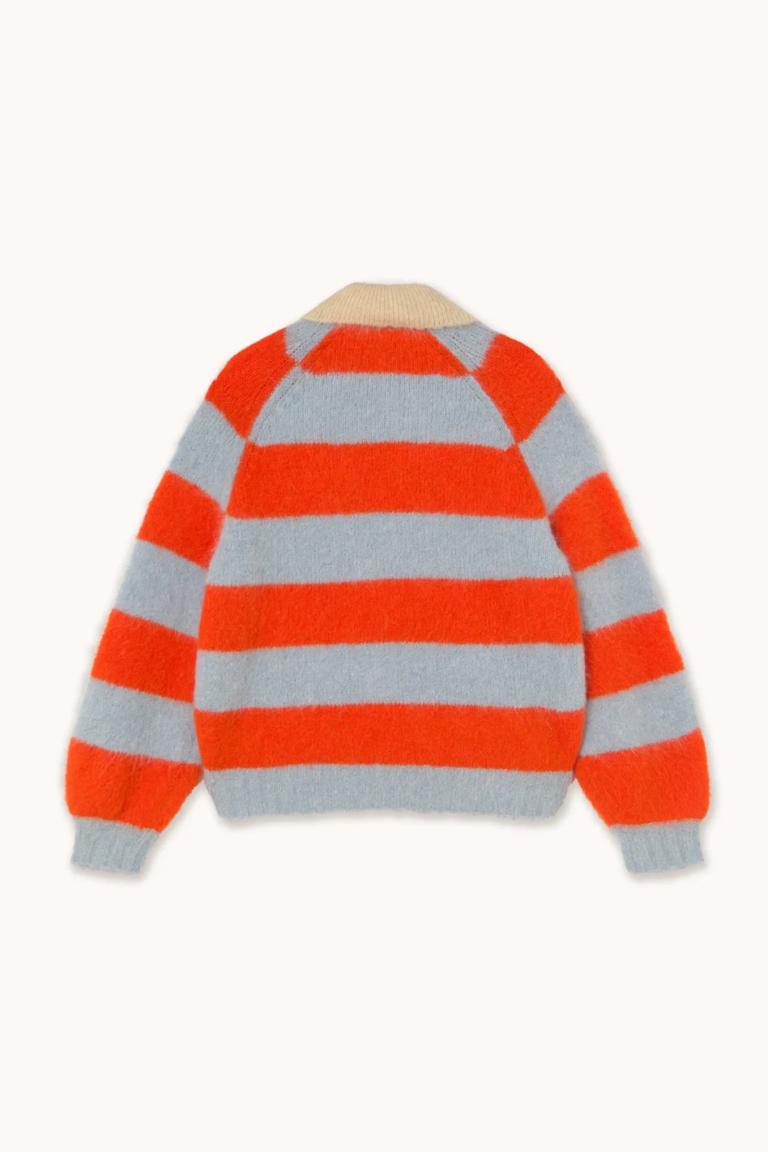 Frank Striped Polo Orange - Afbeelding 2