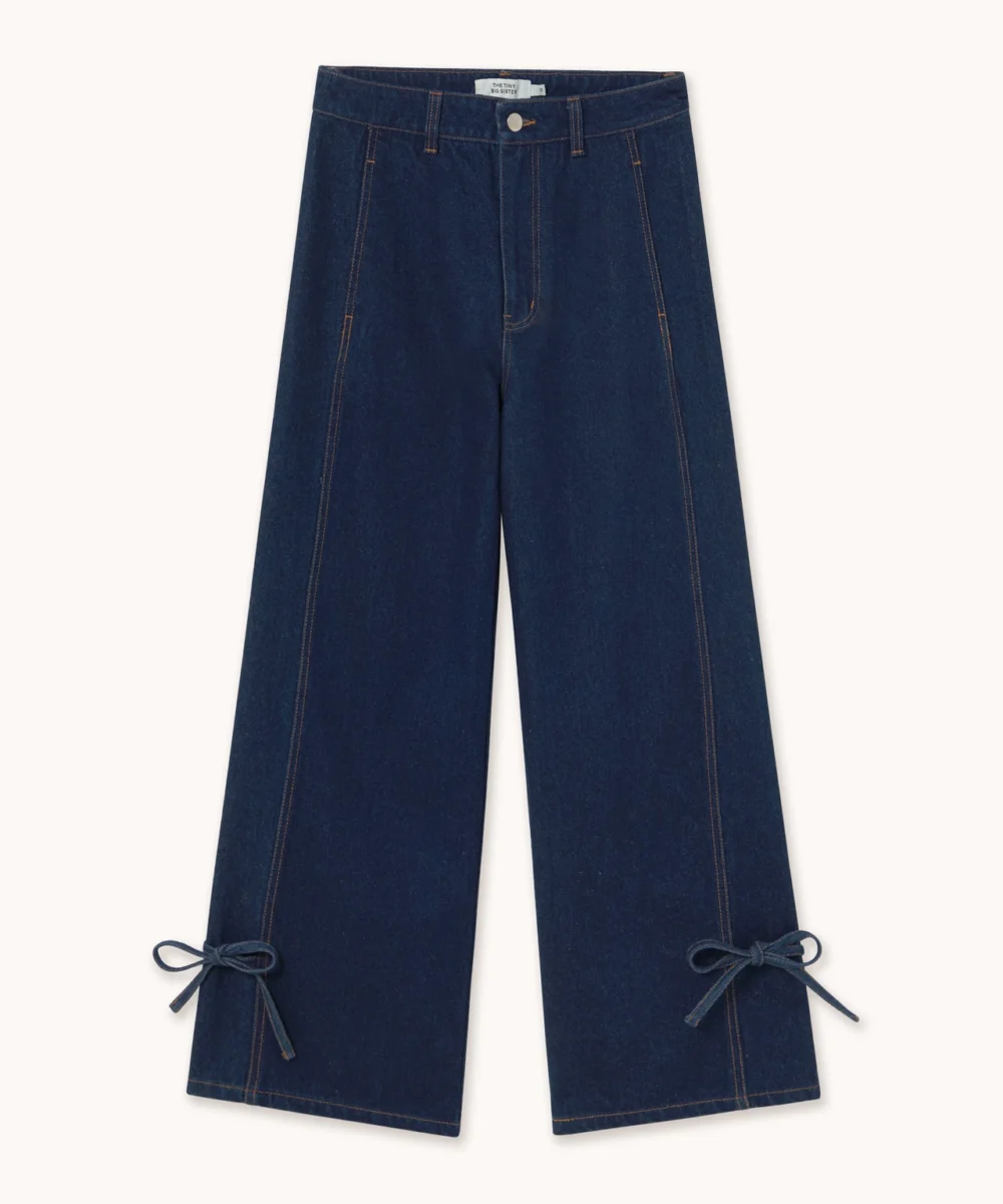 Alternative view of Jeans Lace Cutlines Navy