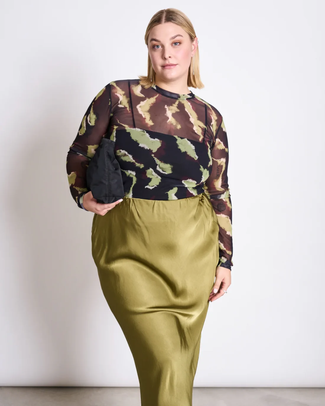 Top Mesh Longsleeve Dora Mossfire - Afbeelding 2