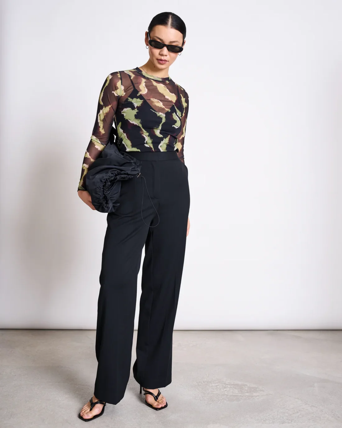 Top Mesh Longsleeve Dora Mossfire - Afbeelding 3
