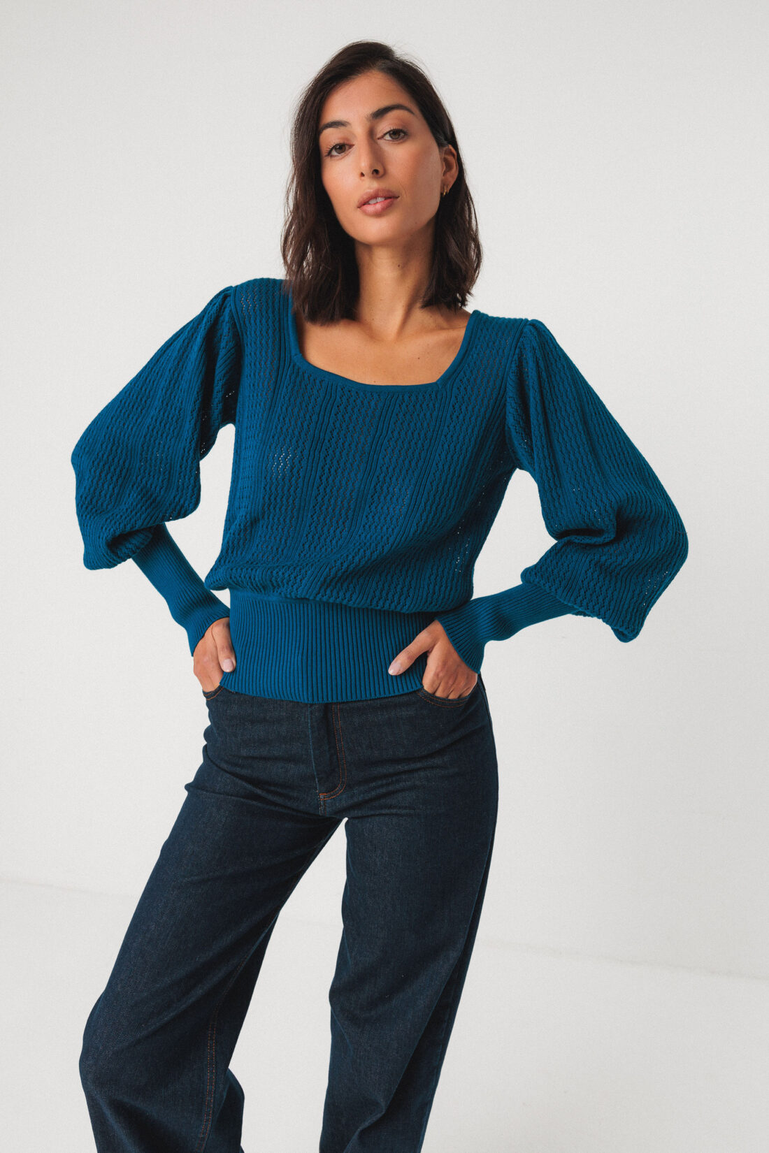 Sweater Dudea Oxford Blue - Afbeelding 3