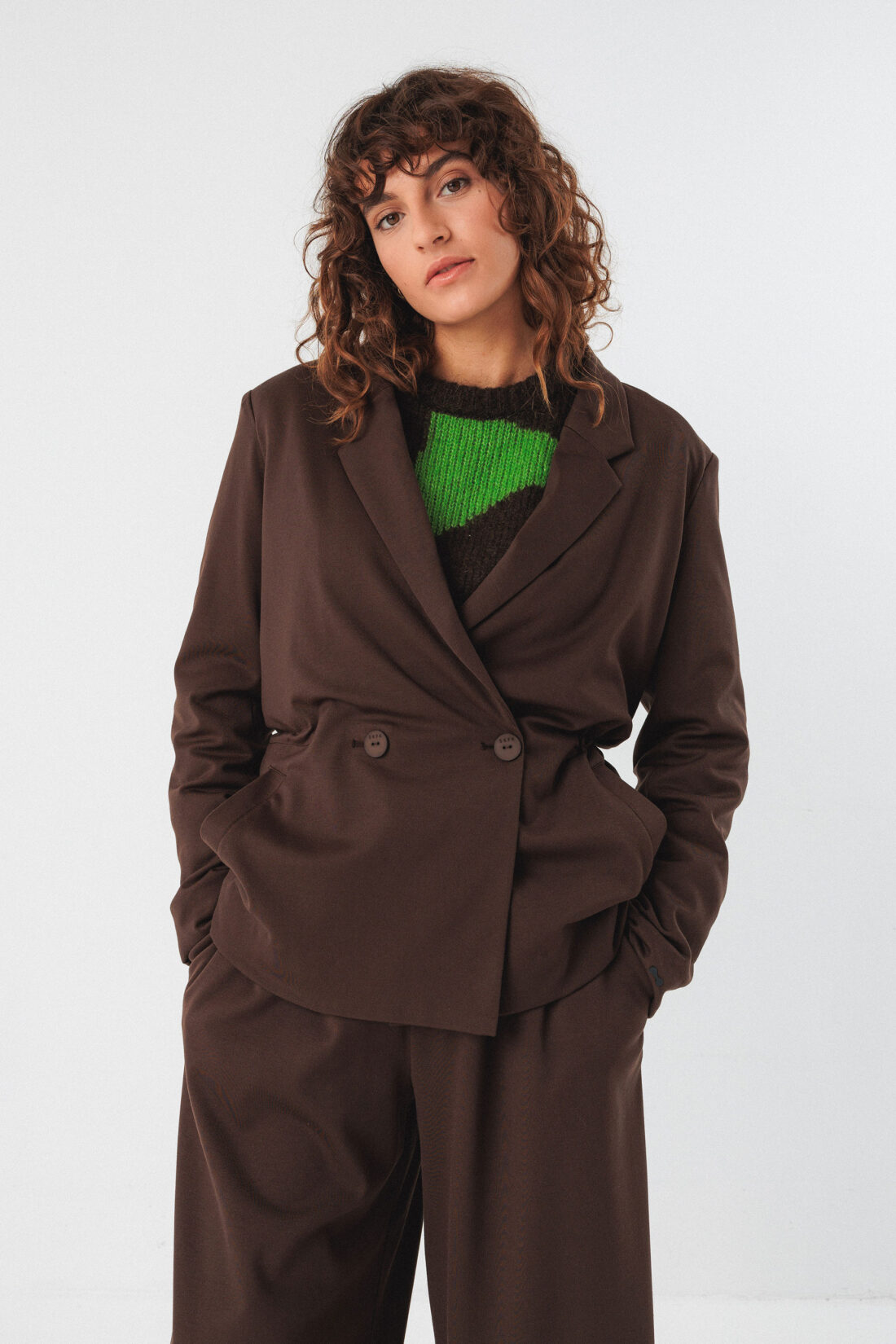 Jacket Iratz Dark Brown - Afbeelding 3