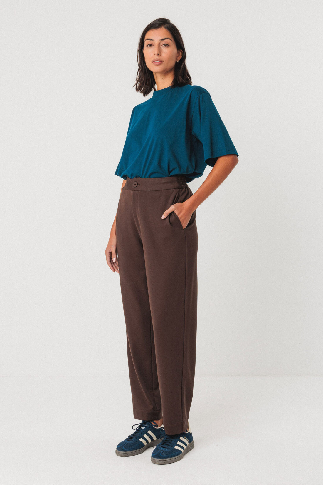 Broek Soraia Dark Brown - Afbeelding 3