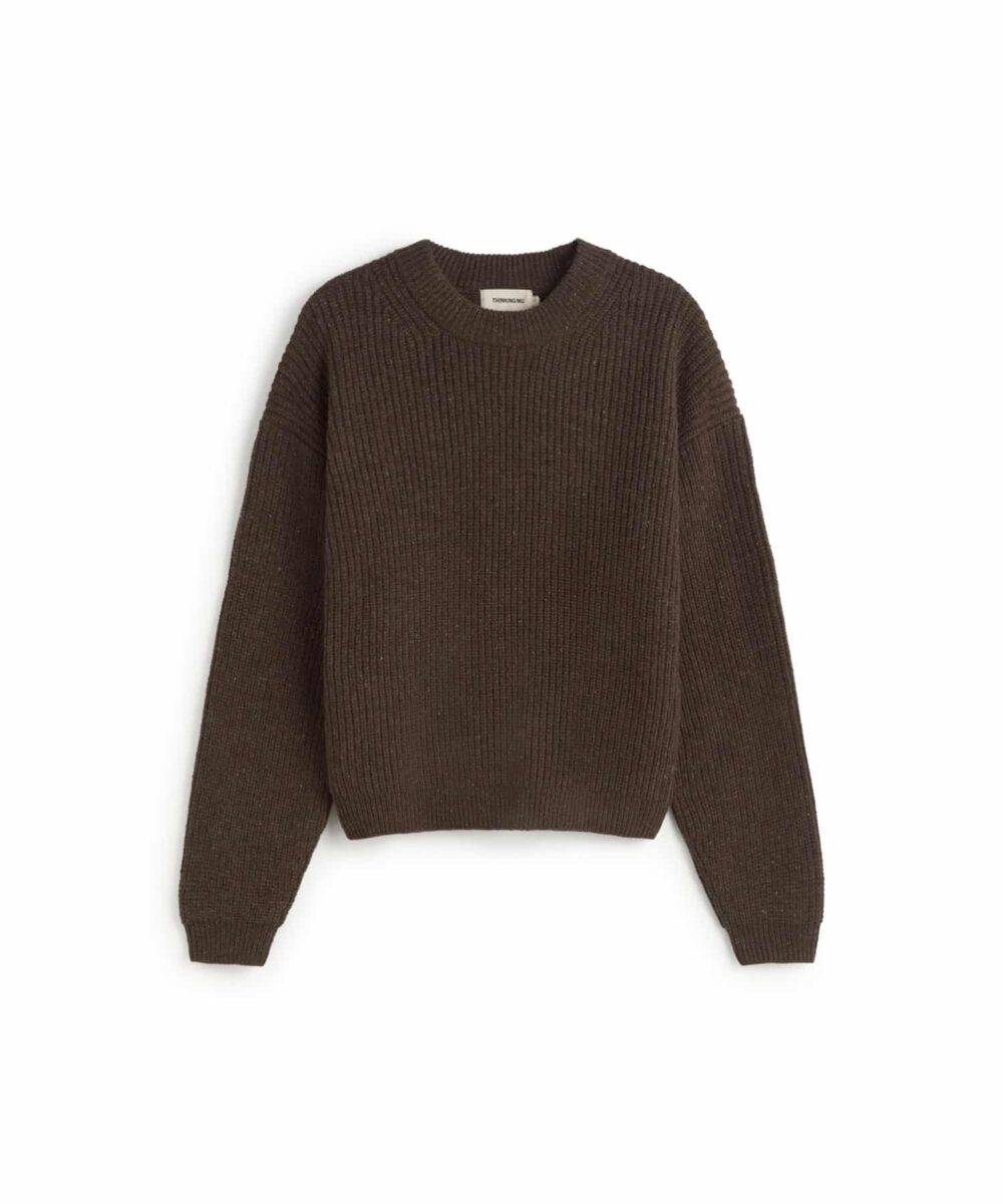 Alternative view of Thinking Mu Sweater Carmen Brown