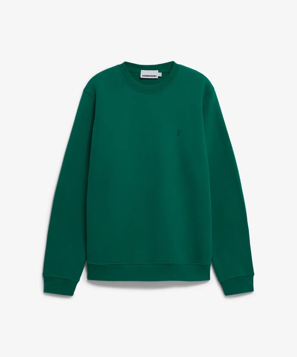 Alternative view of Armedangels Sweater Baaro Fleece Emerald Green