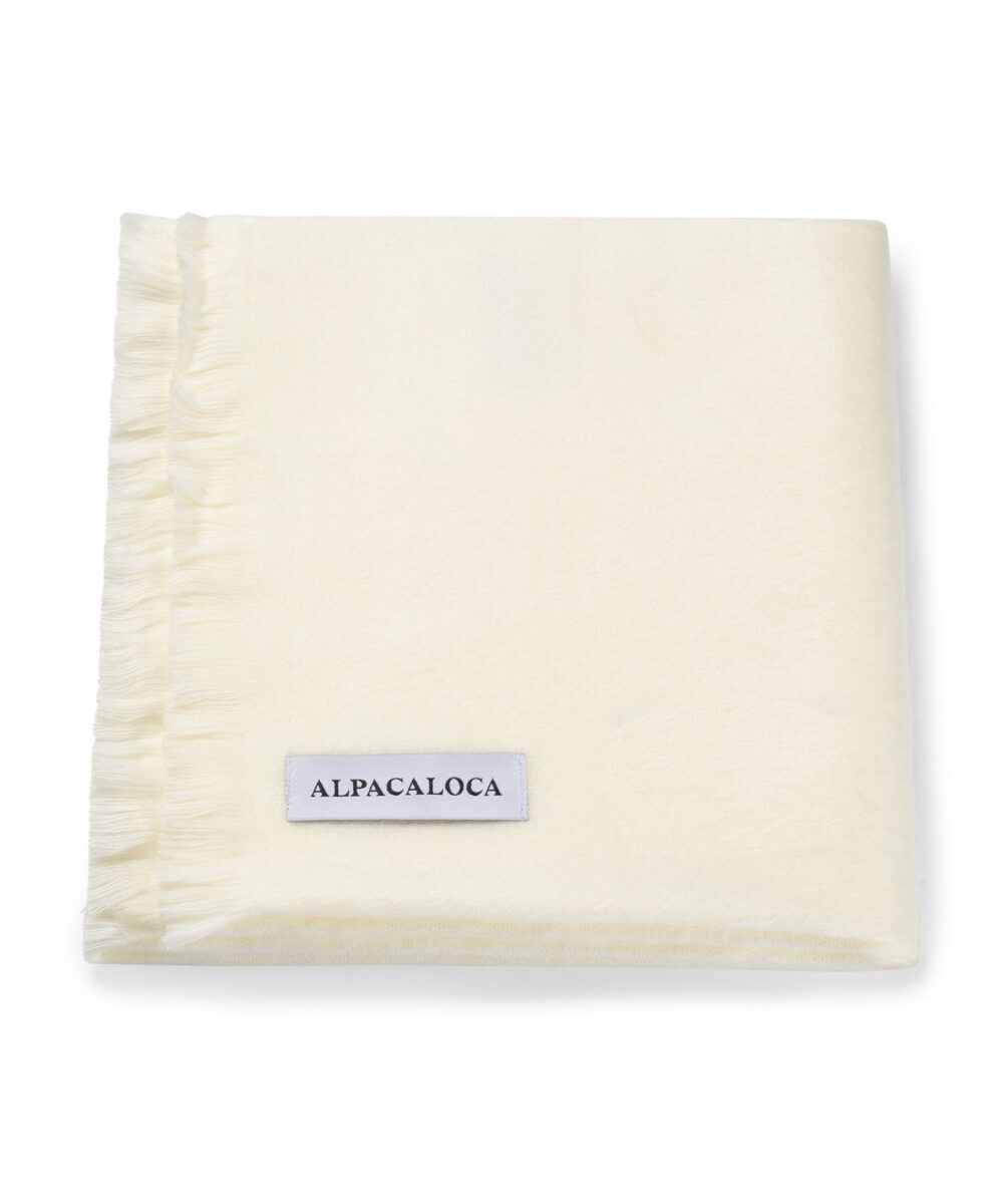 Alternative view of Alpaca Loca Sjaal Ivory White