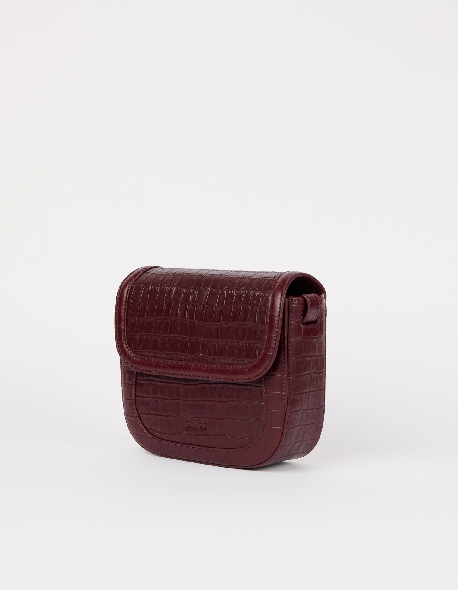 O My Bag | Tas Nina | Dark Cherry Croco Print - Afbeelding 3
