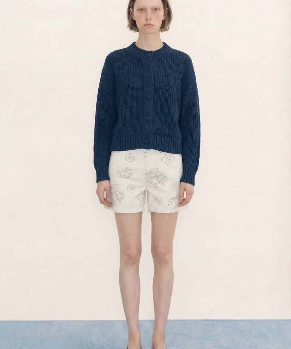 Alternative view of Cardigan Round Neck