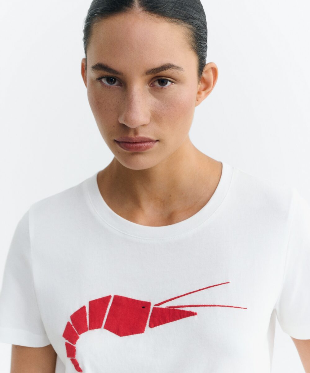 Alternative view of Thinking Mu T-shirt Ida Origami Wit