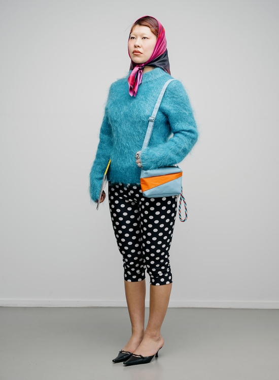 Alternative view of Susan Bijl | The New Bum Bag Ocean & Orange Small