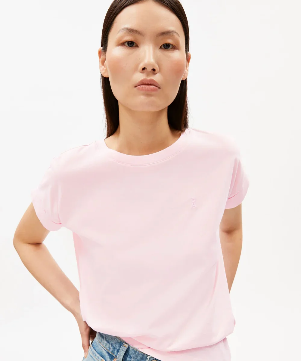 armedangels-t-shirt-idaara-pink-mist