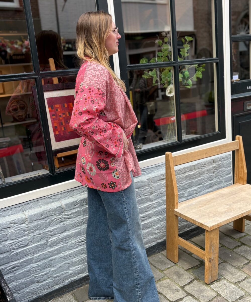 Alternative view of Kimono Biokatoen Naomi Rose