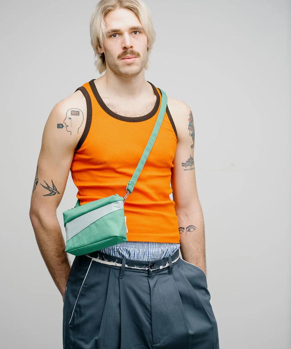 Alternative view of Susan Bijl | The New Bum Bag Green & Surf Spray Small