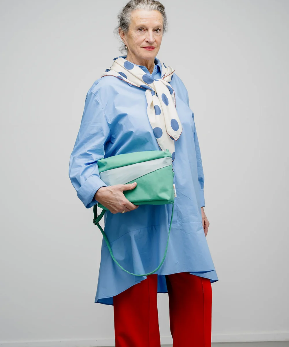 Alternative view of Susan Bijl | The New Bum Bag Holly Green & Surf Spray Medium