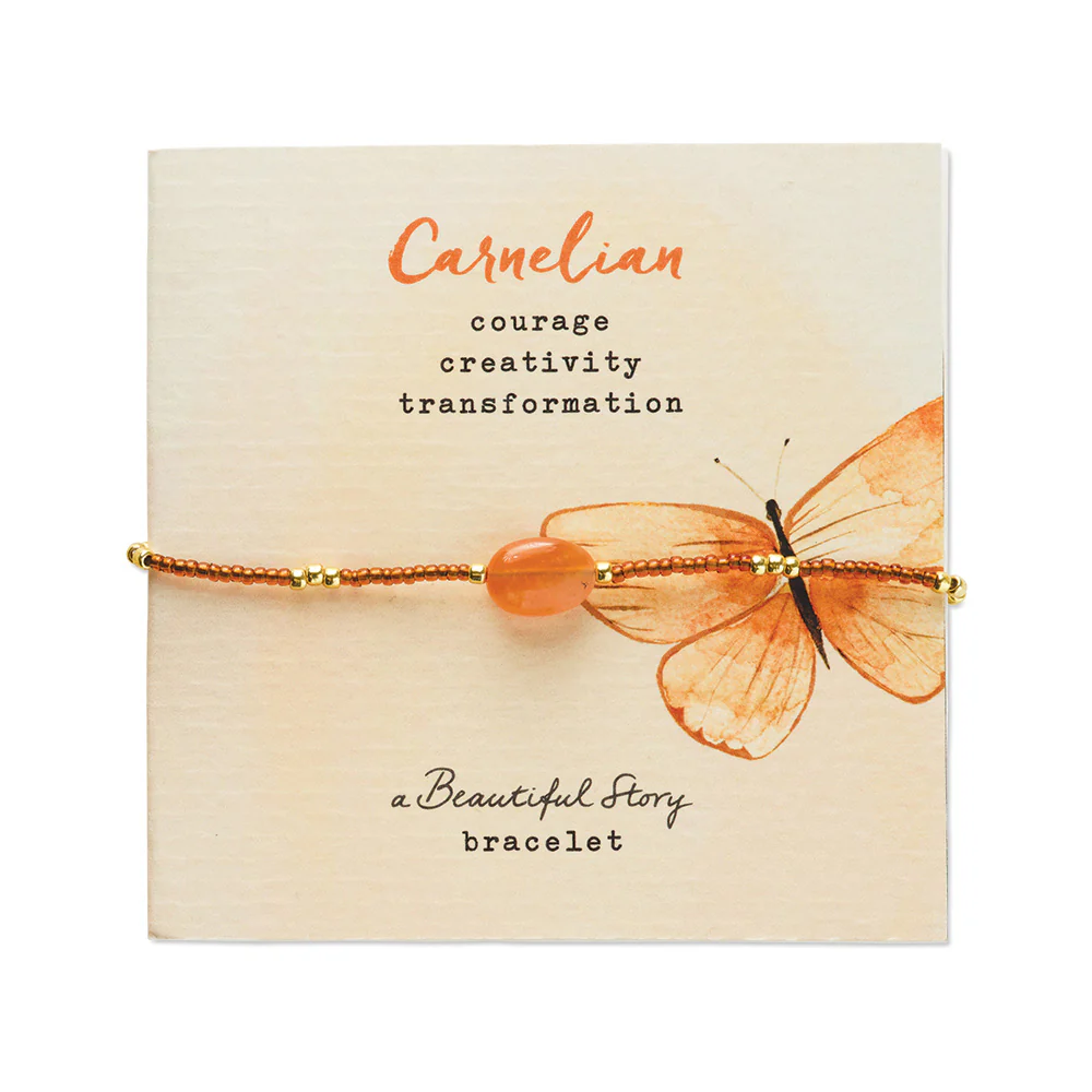 wanting-carneool-armband-goudkleurig