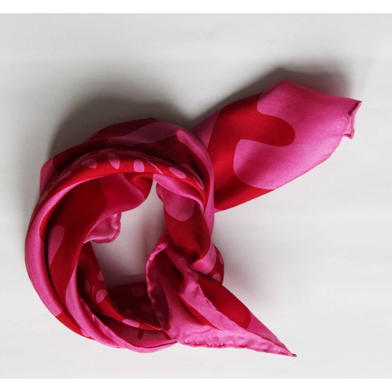 les-belles-vagabondes-sjaal-mini-peace-and-love-fuchsia