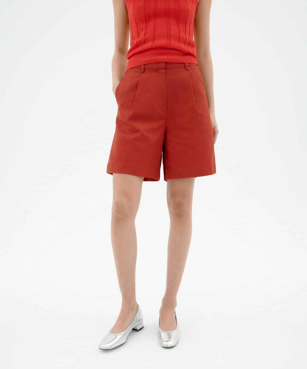 thinking-mu-pantalon-clavel-lia-shorts-rood