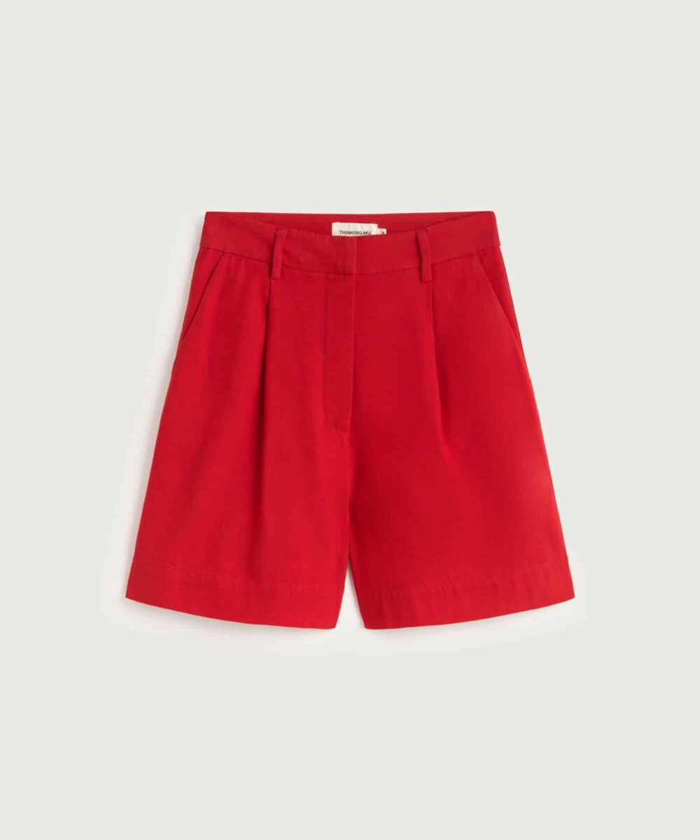 Alternative view of Thinking Mu Pantalon Clavel Lia Shorts Rood