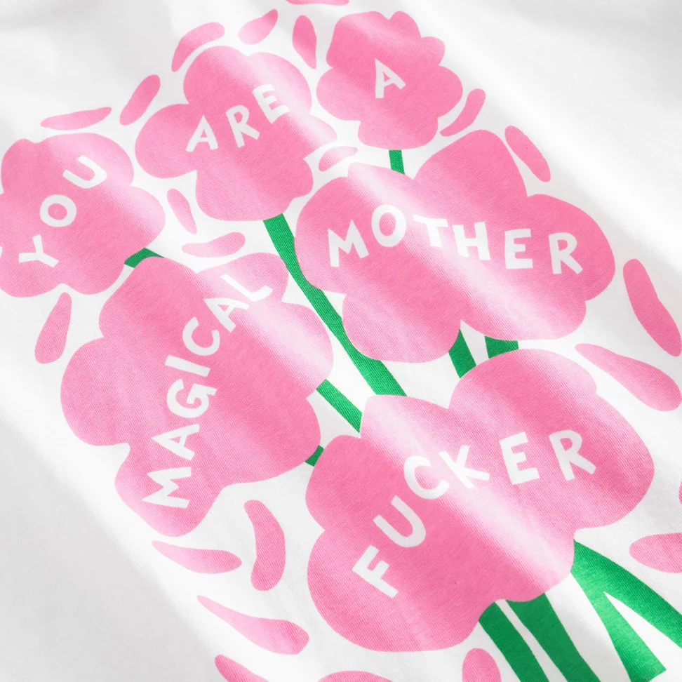 Alternative view of T-shirt Stockholm Magical Flowers White