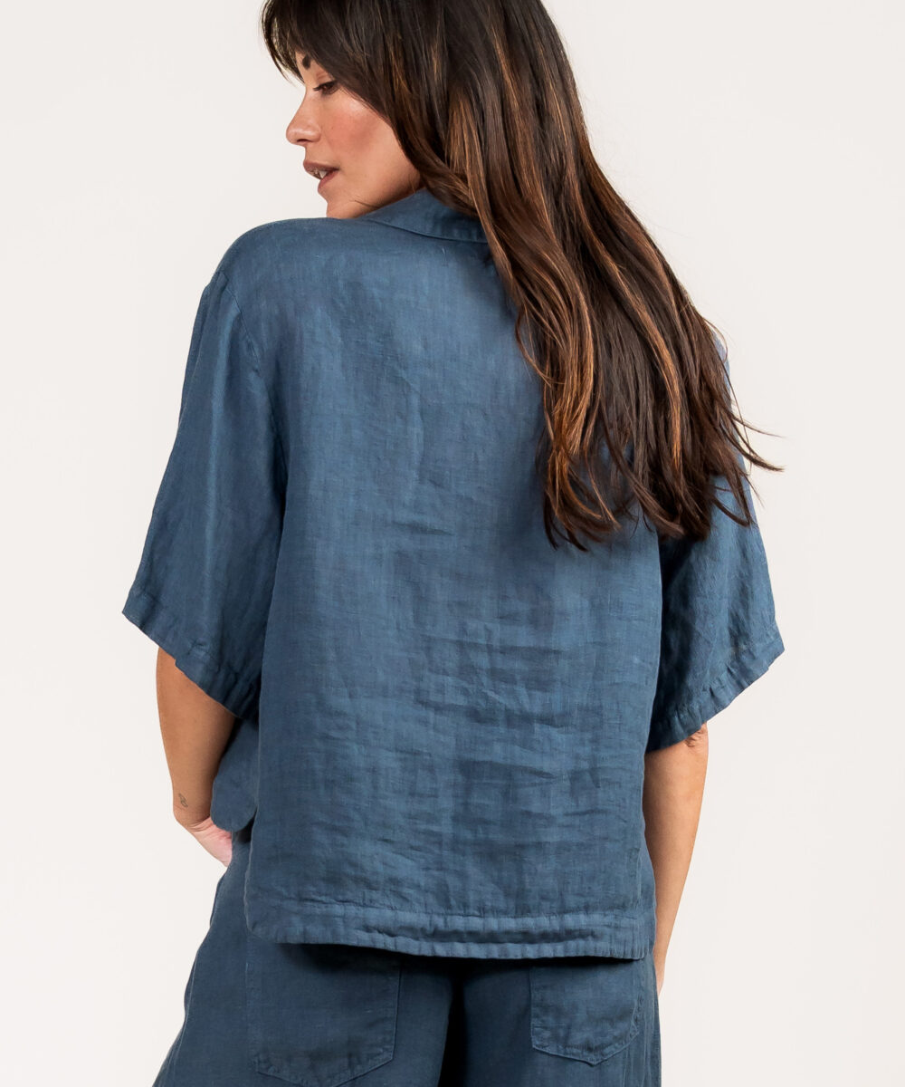 Alternative view of Kuyichi | Liv Blouse Linnen Vintage Grey